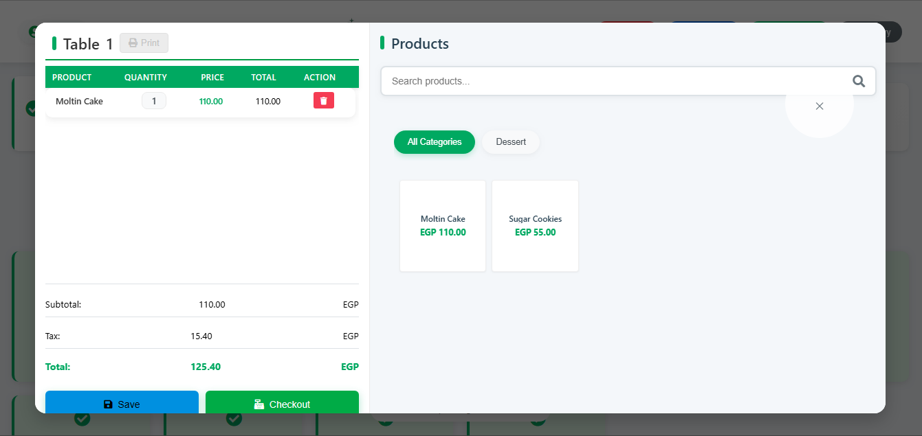 Nova POS — Inventory view